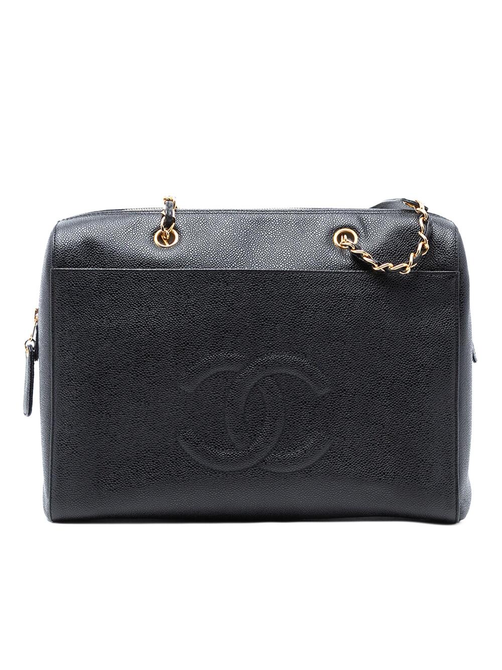 Chanel Vintage Timeless Zip Tote Caviar #327377C33B
